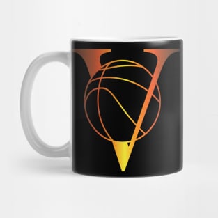 V Basketball Gold 1 Mug